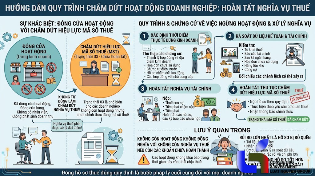 Đóng cửa nhưng chưa khóa mã số thuế: Doanh nghiệp cần làm gì?
