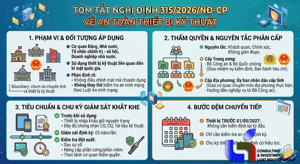 Nghị định 315/2026: Siết chặt an ninh thiết bị bảo mật