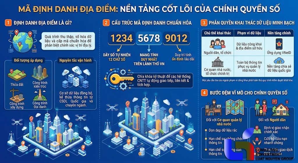 Nghị định 326/2026: Mã định danh duy nhất cho từng địa điểm