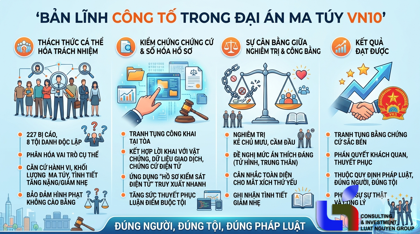Bản lĩnh công tố trong đại án ma túy kỷ lục VN10