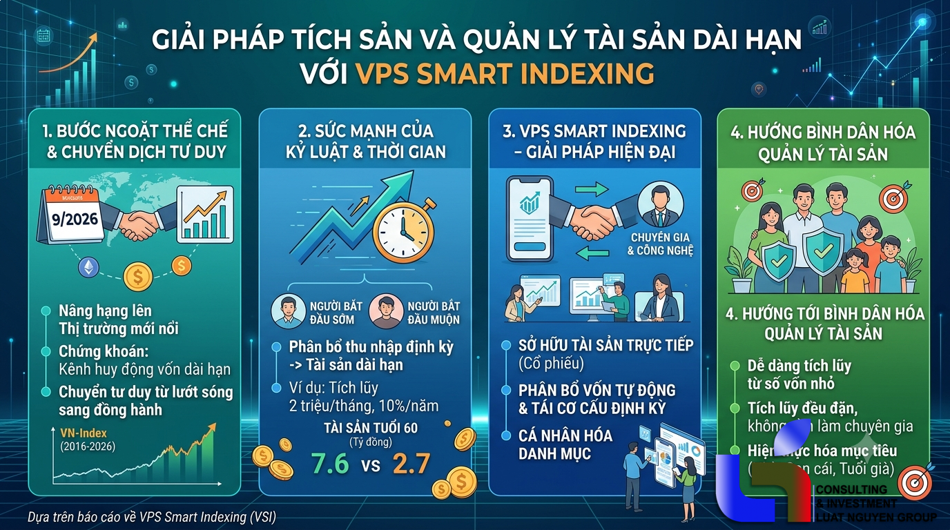 Lời giải cho bài toán quản lý tài sản dài hạn cùng VPS Smart Indexing