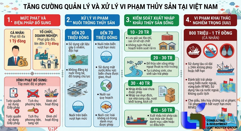 Siết chặt kỷ luật lĩnh vực thủy sản: Khung hình phạt kịch trần lên tới 2 tỷ đồng