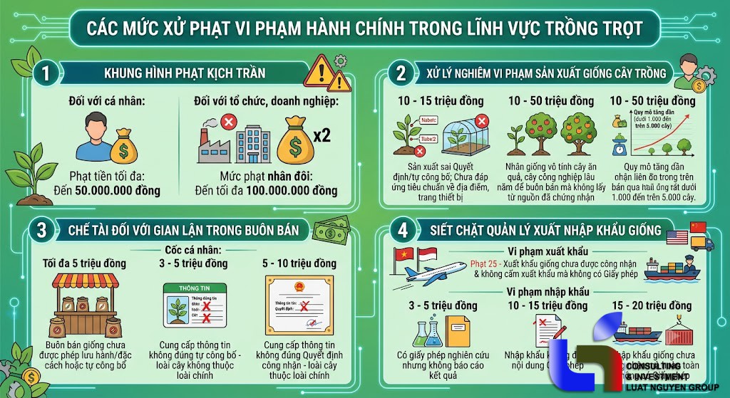 Chế tài mới xử phạt vi phạm trong sản xuất và kinh doanh giống cây trồng