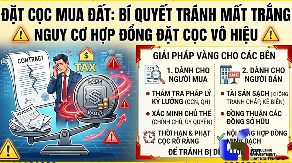 Đặt cọc mua đất: Những cái bẫy "pháp lý" khiến bạn trắng tay