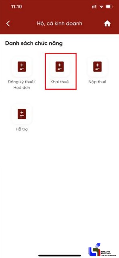 thong bao tai khoan ngan hang tren etax mobile 4