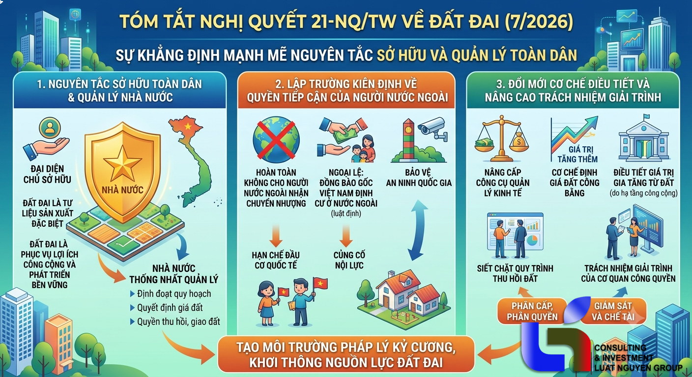 Điểm nhấn chiến lược trong Nghị quyết 21 về đất đai