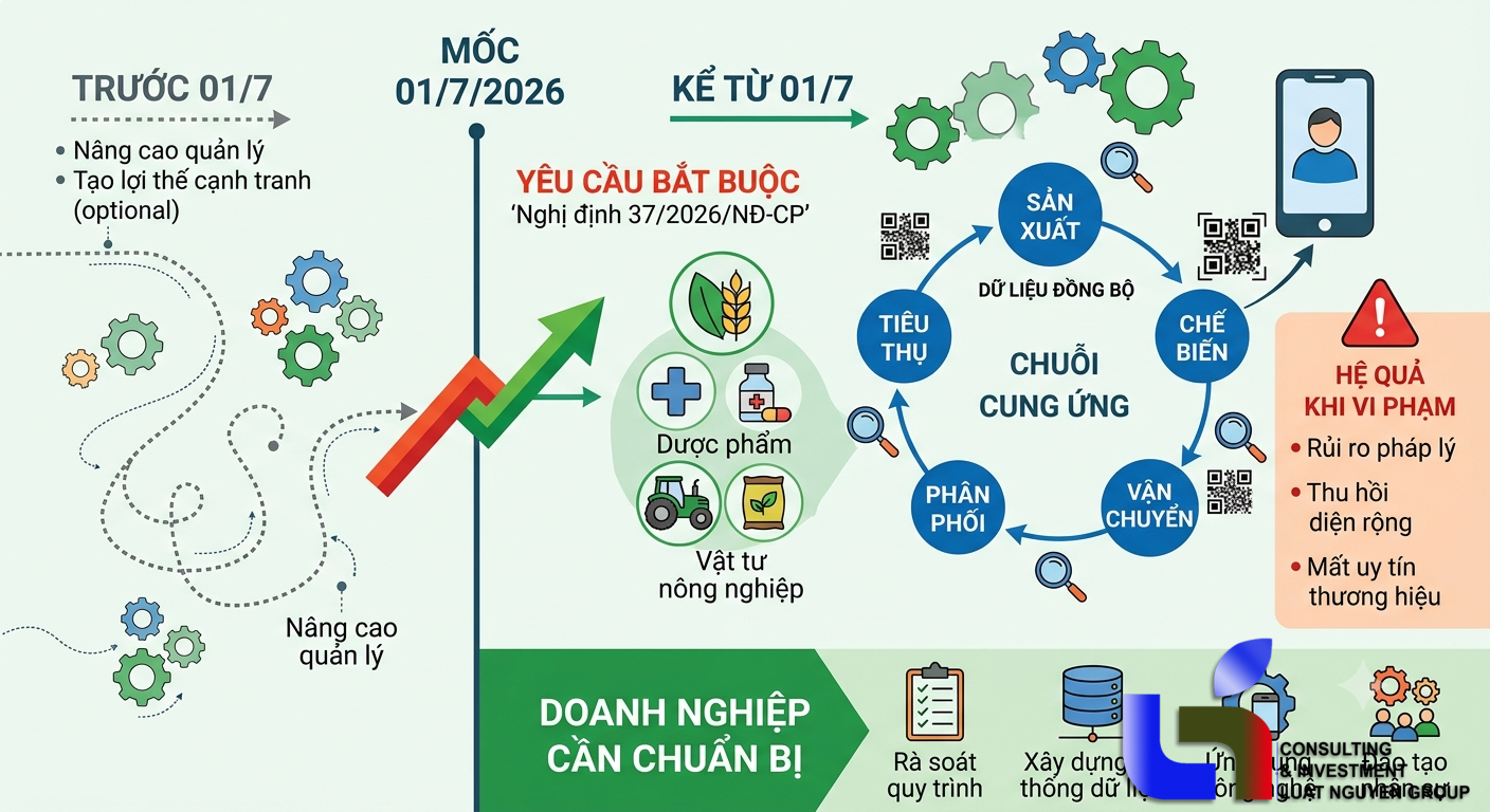 Từ 1/7 Doanh nghiệp phải bắt buộc truy xuất nguồn gốc