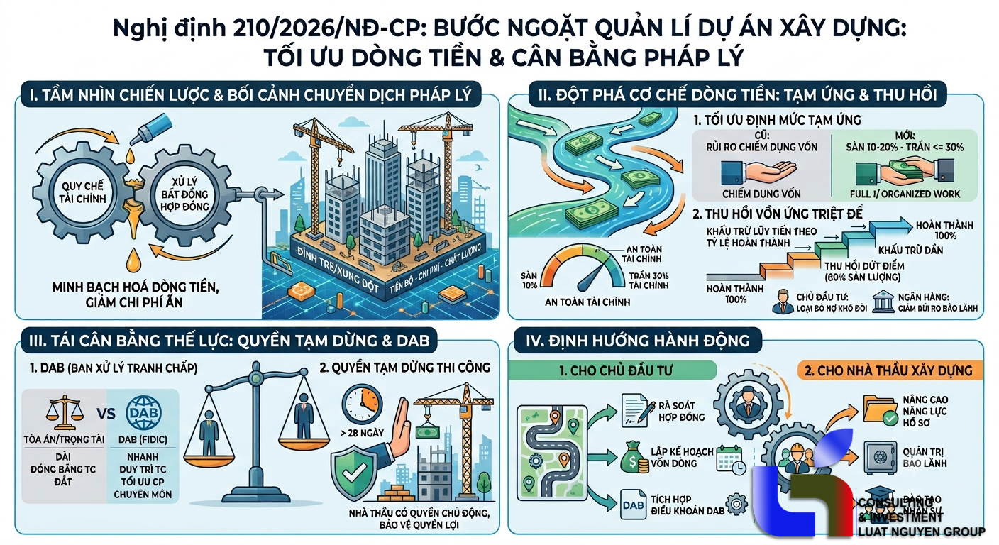 Cải cách hợp đồng xây dựng theo Nghị định 210/2026