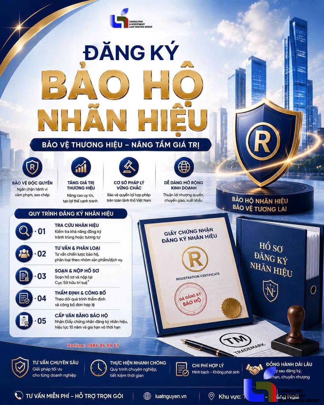 Dịch vụ đăng ký bảo hộ nhãn hiệu tại Luật Nguyễn