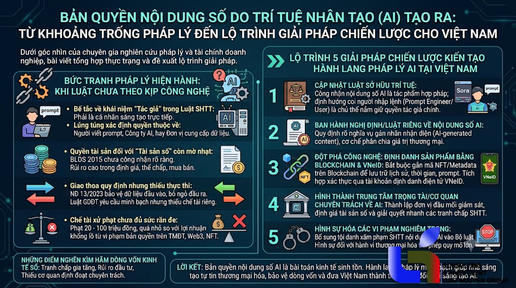 AI sáng tạo, Ai sở hữu? Lời giải cho "khoảng trống Legal" trong kỷ nguyên kinh tế số!