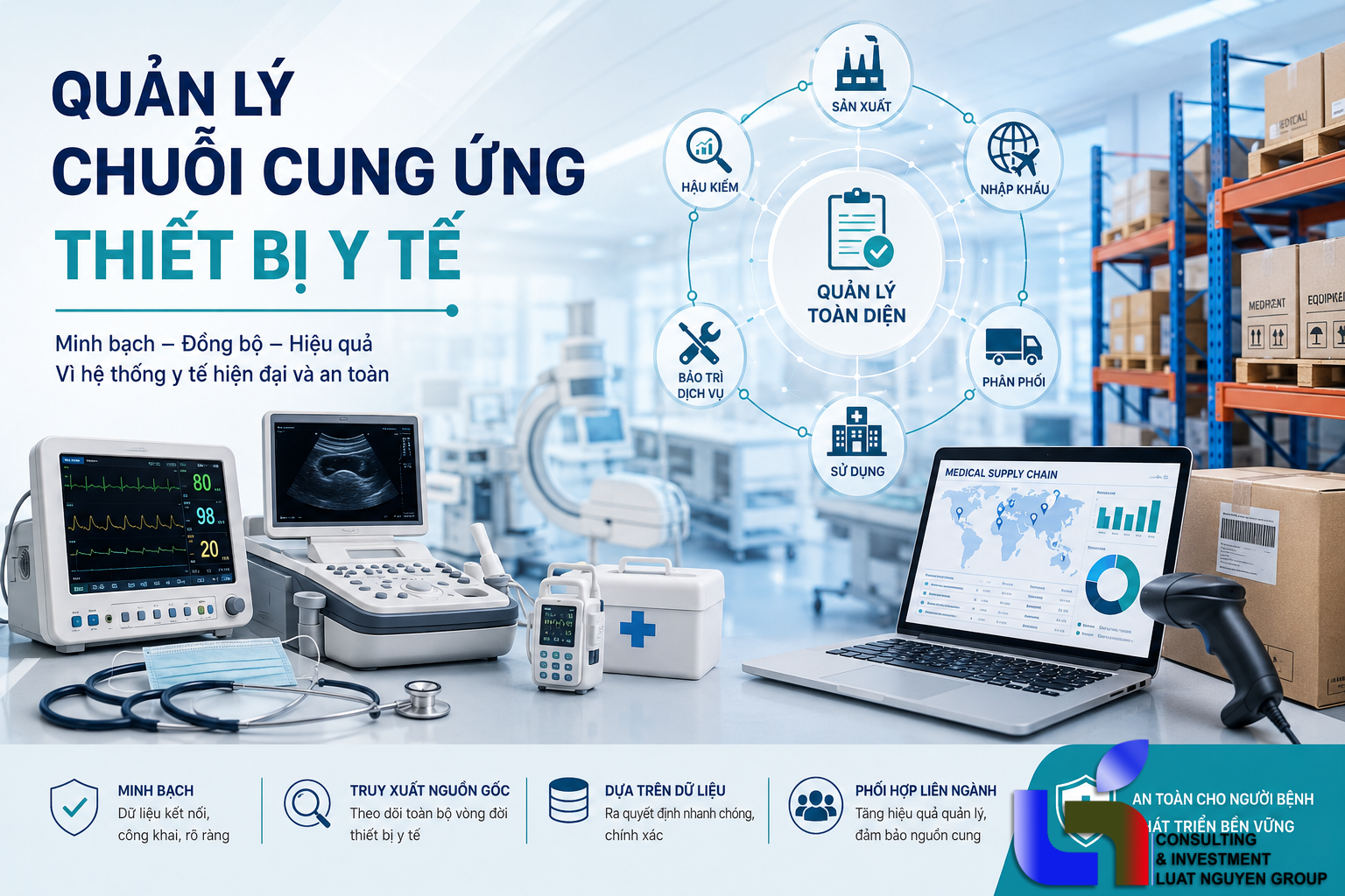 Quản lý chuỗi cung ứng thiết bị y tế: Bước tiến mới