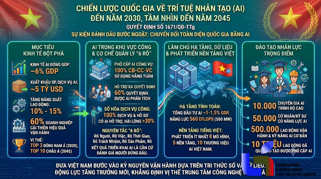 Chiến lược Quốc gia về AI 2030: Chuyển đổi toàn diện nền kinh tế