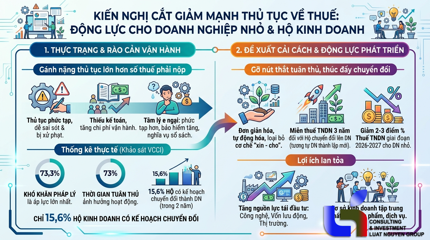 Gỡ nút thắt tuân thủ: Chìa khóa chuyển đổi hộ kinh doanh