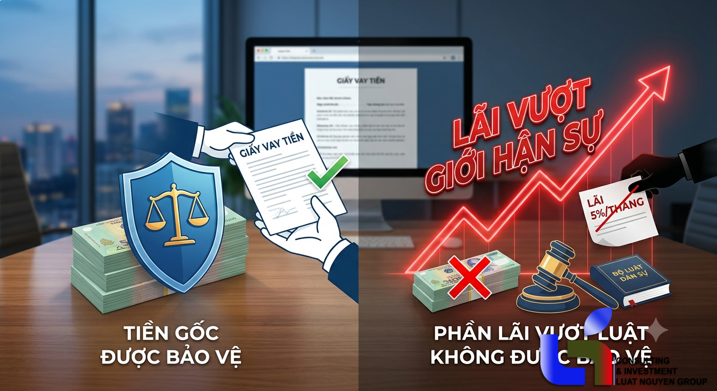Cho vay lãi cao, chủ nợ có mất luôn tiền gốc?