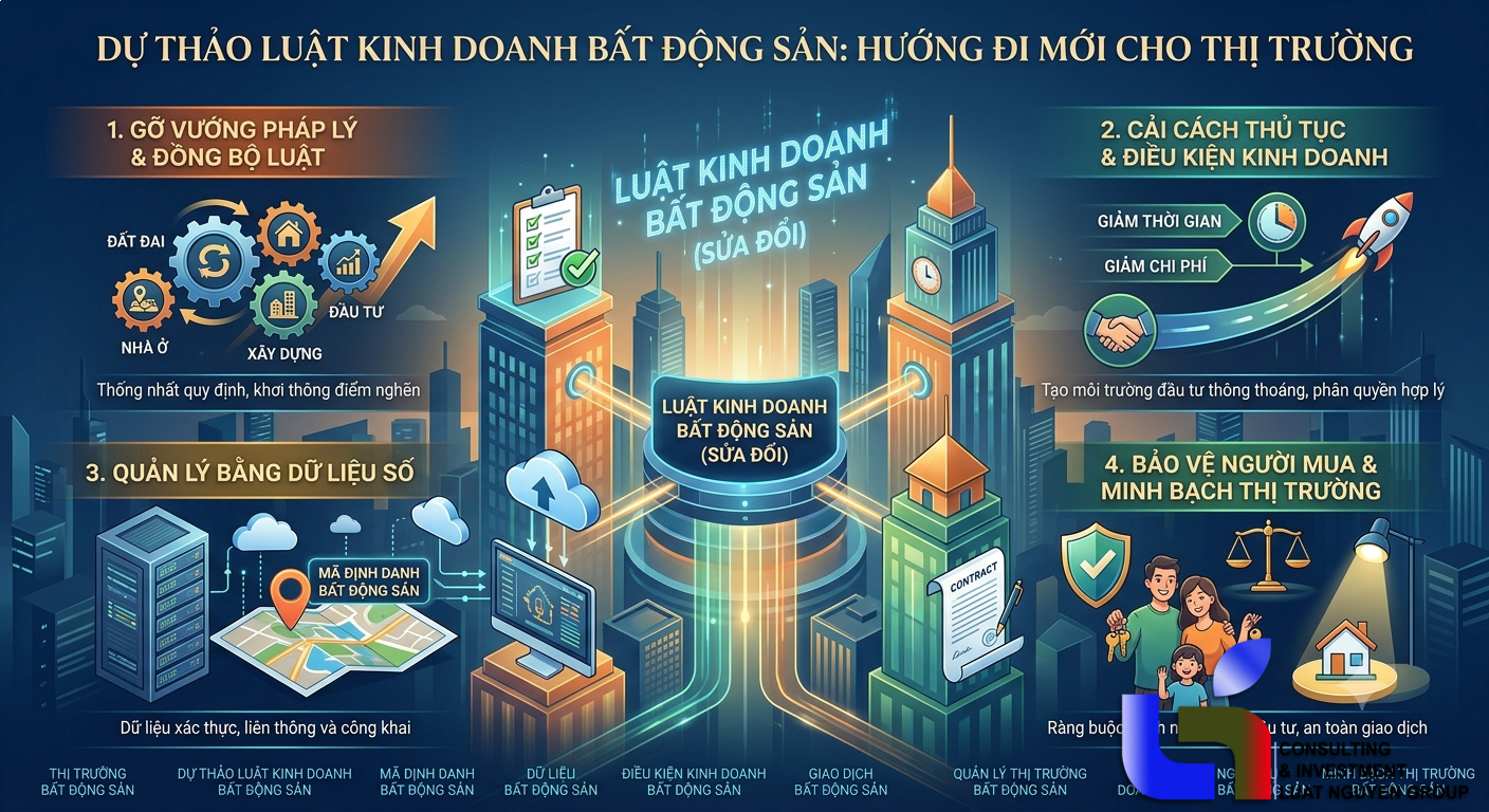 Dự thảo Luật Kinh doanh bất động sản: Hướng đi mới cho thị trường