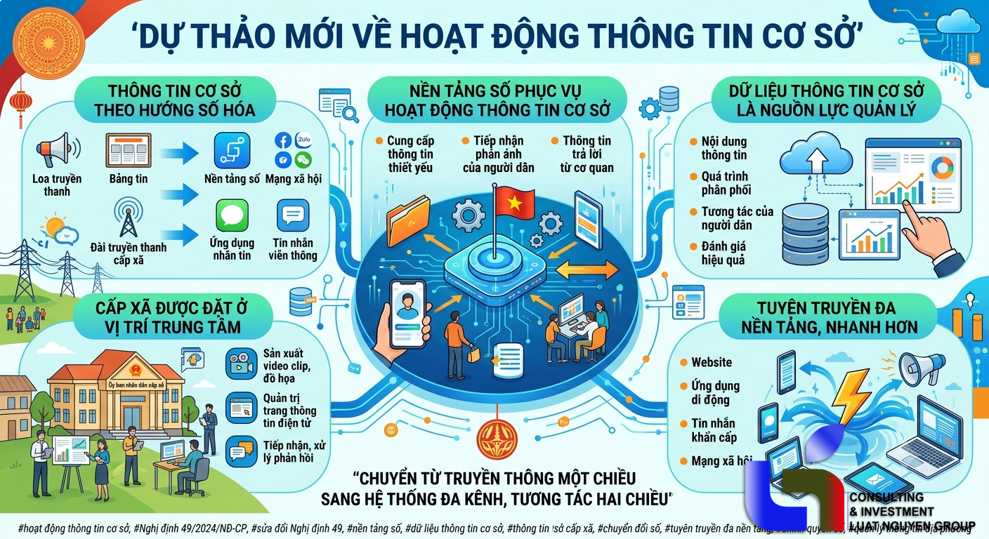 Dự thảo mới về hoạt động thông tin cơ sở