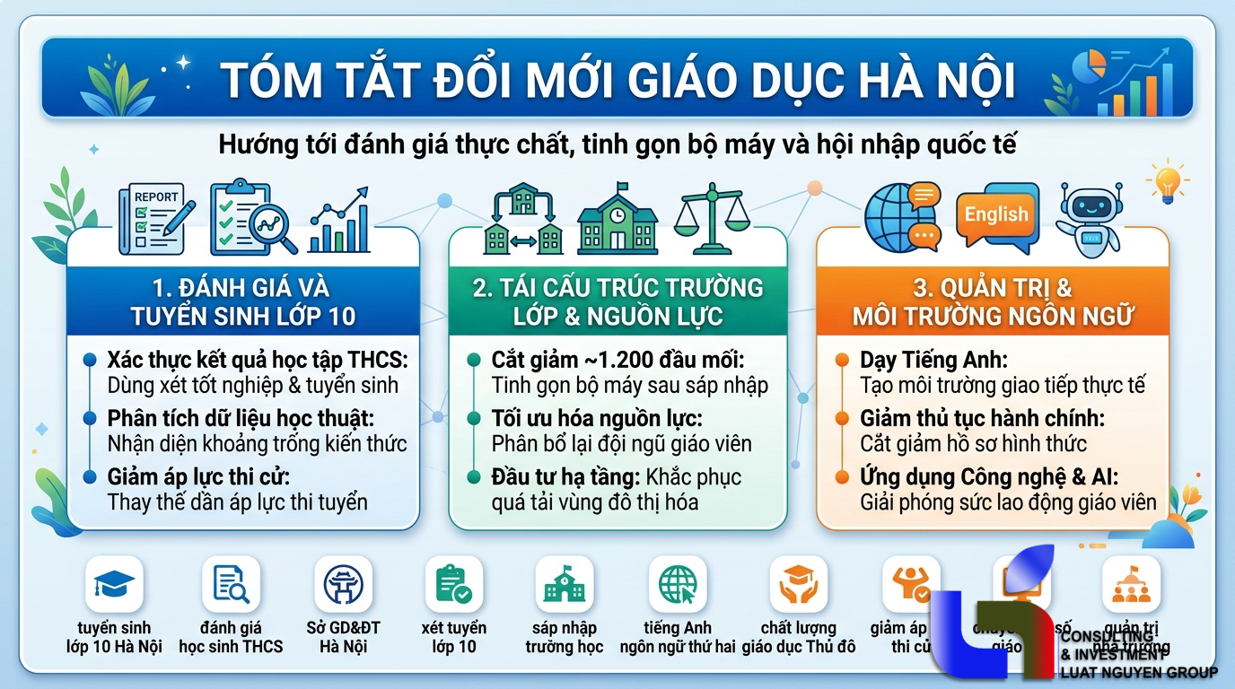 Đổi mới đánh giá học sinh: Bước ngoặt tuyển sinh lớp 10 Hà Nội