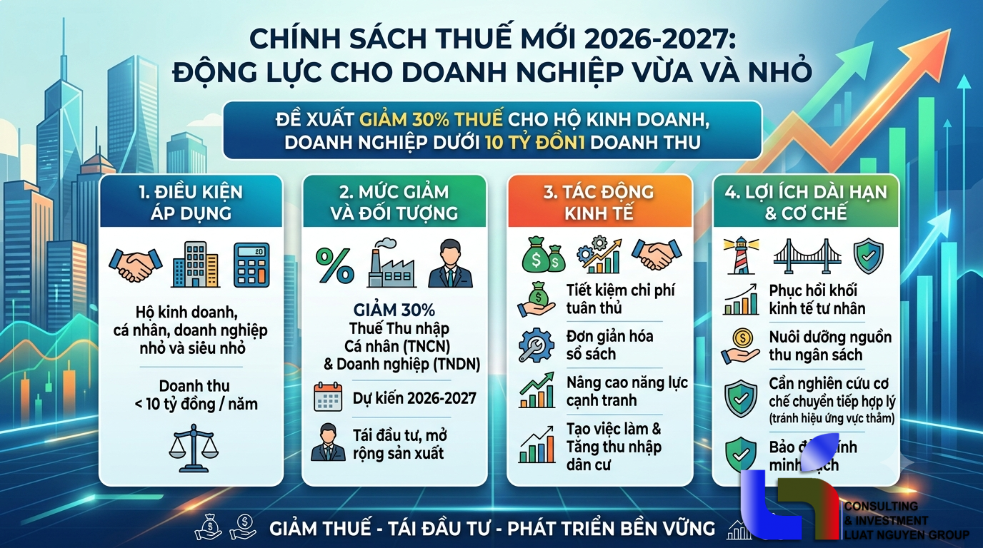Cú huých thuế 2026-2027: Động lực cho khối kinh tế tư nhân