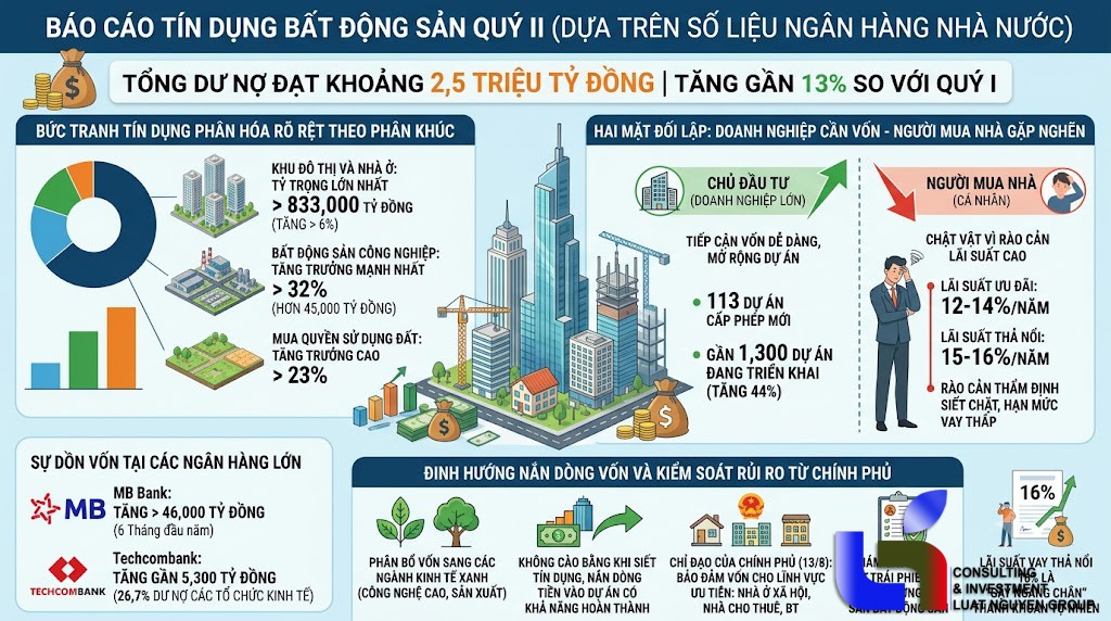 Tín Dụng Bất Động Sản Bơm Ròng 2,5 Triệu Tỷ: Vừa Nóng Vừa Nghẽn