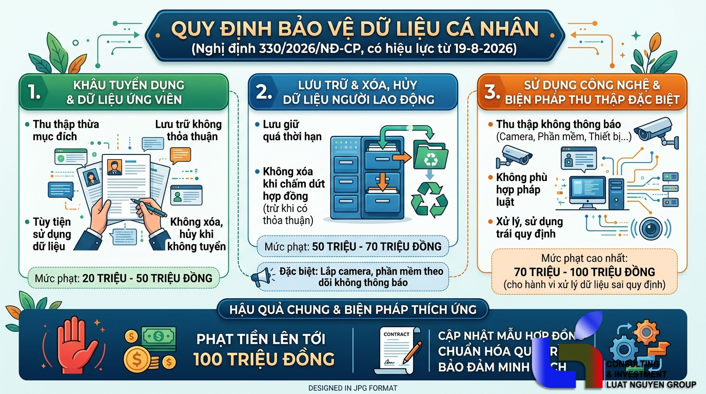 Nghị định 330/2026/NĐ-CP: Lưới pháp lý mới siết chặt dữ liệu nhân sự